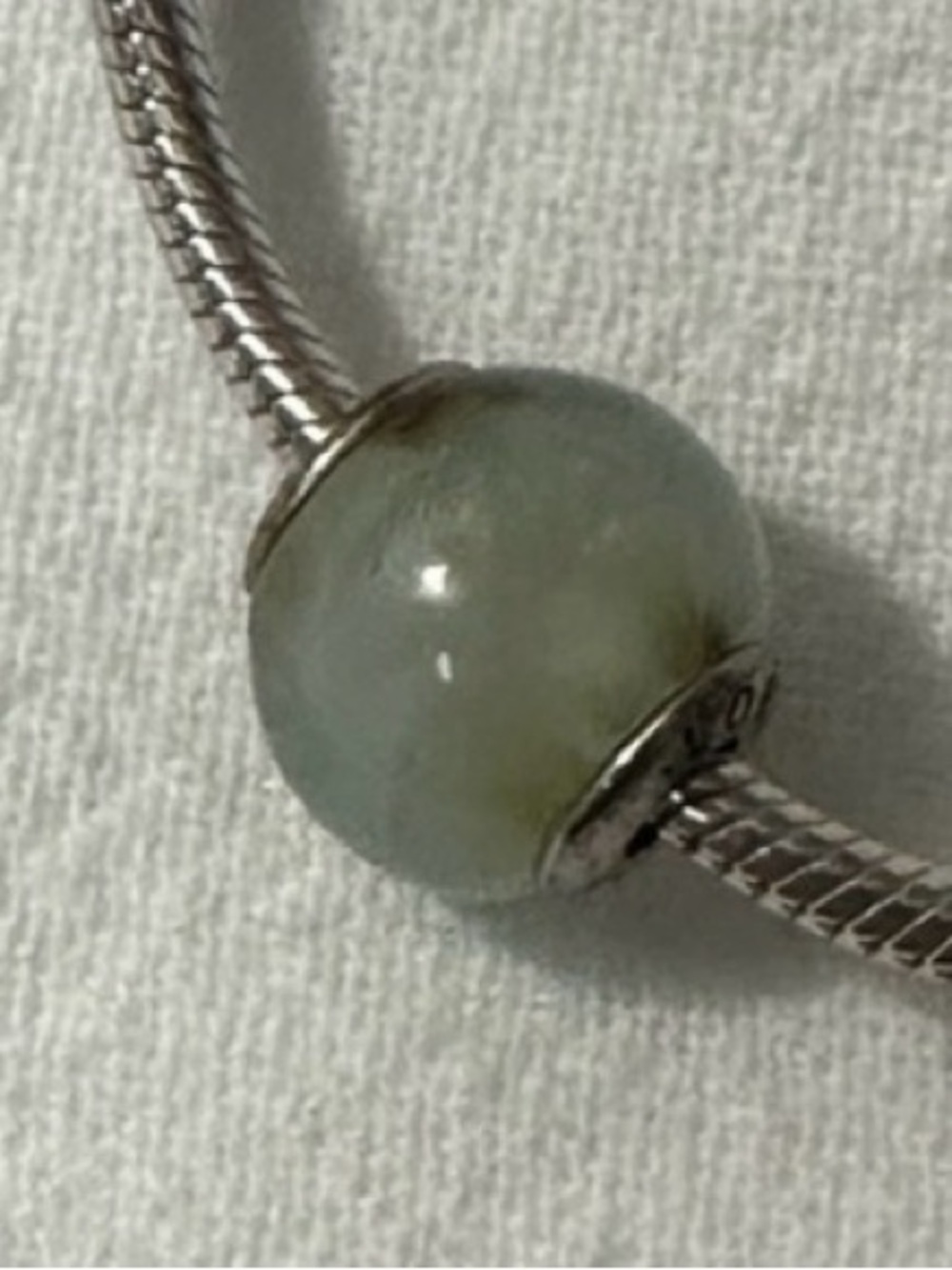 Retired Pandora Essence Sterling Silver Bracelet “Loyalty” Charm